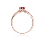 Inel Aur 14k cu Rubin 0.60 ct - Imagine 10