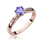Inel Aur 14K cu Tanzanit 0.50 ct - Imagine 8