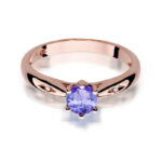Inel Aur 14K cu Tanzanit 0.50 ct - Imagine 9