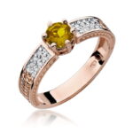 Inel Aur 14K cu Citrine 0.50 ct - Imagine 8