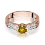 Inel Aur 14K cu Citrine 0.50 ct - Imagine 9