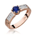 Inel Aur 14k cu Safir 0.50 ct - Imagine 8