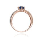 Inel Aur 14k cu Safir 0.50 ct - Imagine 10