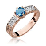 Inel Aur 14K cu Topaz 0.50 ct - Imagine 8