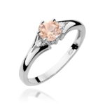 Inel Aur 14K cu Morganit 0.40 ct - Imagine 4