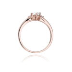 Inel Aur 14k cu Safir Alb  0.60 ct - Imagine 10