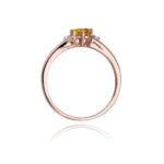 Inel Aur 14K cu Citrin 0.50 ct - Imagine 10