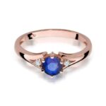 Inel Aur 14k cu Safir 0.50 ct - Imagine 9