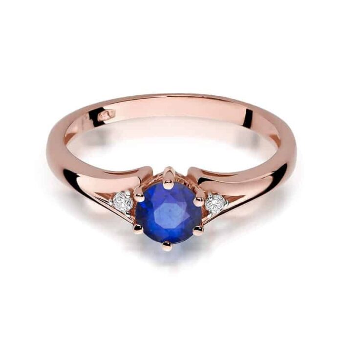 Inel Aur 14k cu Safir 0.50 ct - Imagine 9