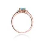 Inel Aur 14k cu Topaz 0.50 ct - Imagine 10