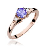 Inel Aur 14K cu Tanzanit 0.50 ct - Imagine 8
