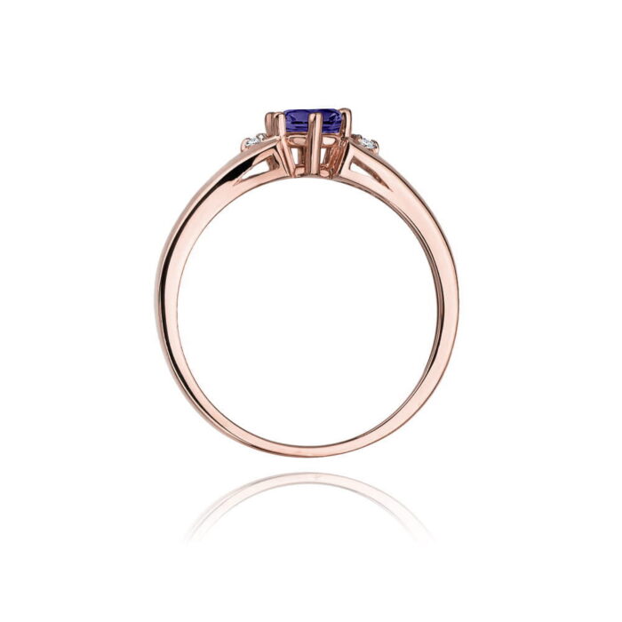 Inel Aur 14K cu Tanzanit 0.50 ct - Imagine 10