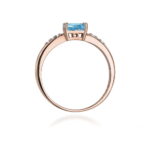 Inel Aur 14K W077 Topaz 0.50ct - Imagine 7