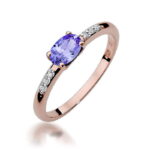 Inel Aur 14K cu Tanzanite 0.40 ct - Imagine 7