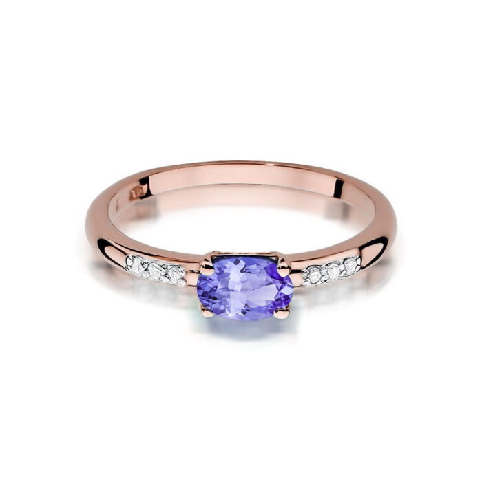 Inel Aur 14K cu Tanzanite 0.40 ct - Imagine 8
