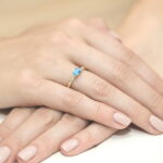Inel Aur 14K W077 Topaz 0.50ct - Imagine 4