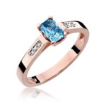 Inel Aur 14K cu Topaz 0.65 ct - Imagine 8