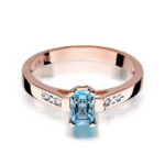 Inel Aur 14K cu Topaz 0.65 ct - Imagine 9