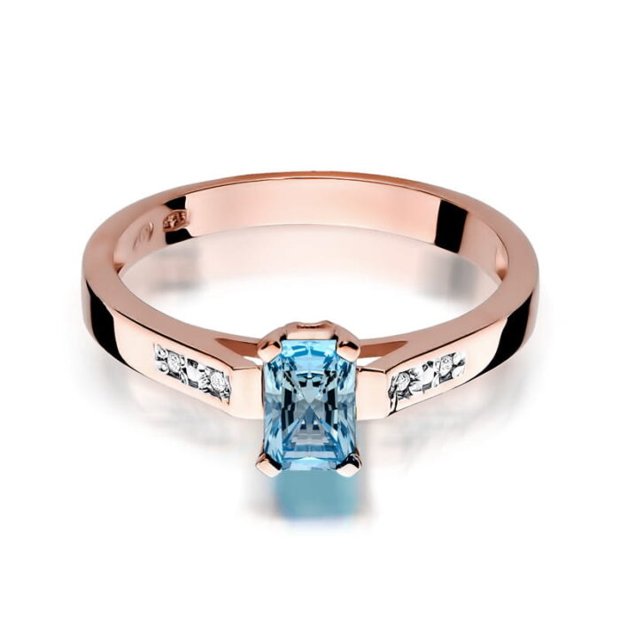 Inel Aur 14K cu Topaz 0.65 ct - Imagine 9