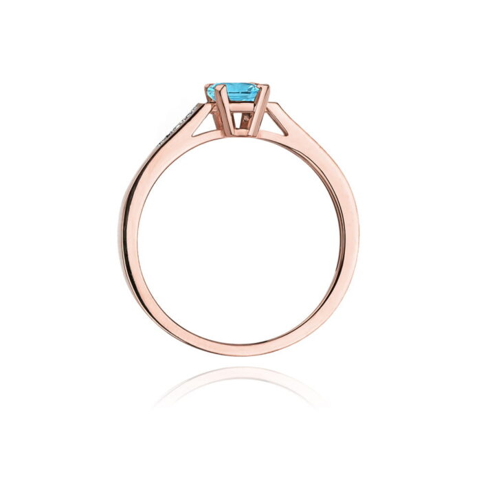 Inel Aur 14K cu Topaz 0.65 ct - Imagine 10