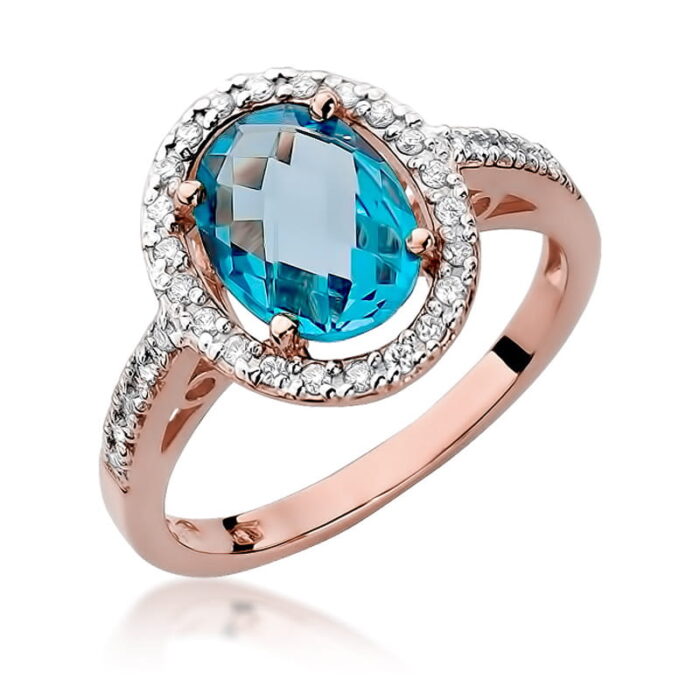 Inel Aur 14K cu Topaz 1.70 ct - Imagine 8