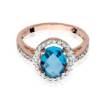 Inel Aur 14K cu Topaz 1.70 ct - Imagine 9