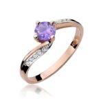 Inel Aur 14k cu Ametist 0.50 ct - Imagine 8