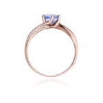 Inel Aur 14K cu Tanzanit 0.50 ct si Diamante 0.05 ct - Imagine 10