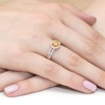 Inel Aur 14K cu Citrin 0.50 ct - Imagine 11