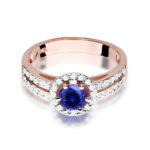 Inel Aur 14k cu Safir 0.50 ct - Imagine 9