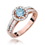 Inel Aur 14K cu Topaz 0.50 ct - Imagine 8