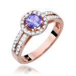 Inel Aur 14K cu Tanzanit 0.50 ct - Imagine 8