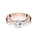 Inel Aur 14K W088 Diamant 0.05ct - Imagine 6