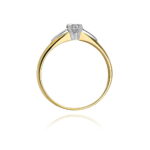 Inel Aur 14K W088 Diamant 0.05ct - Imagine 3