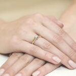 Inel Aur 14K cu Diamant Natural 0.12 ct - Imagine 4