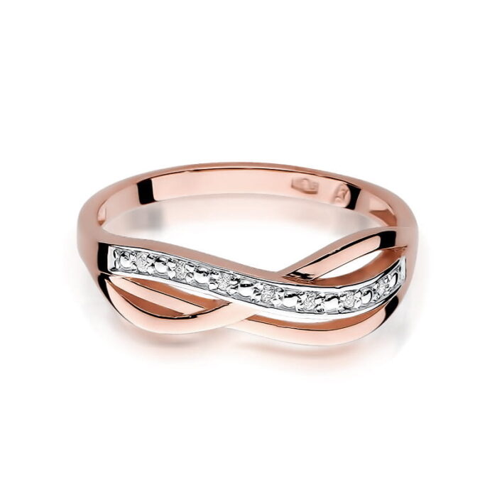 Inel Aur 14K cu Diamant 0.06 ct - Imagine 9
