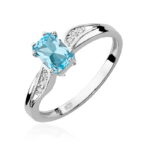 Inel Aur 14k cu Topaz 0.65 ct - Imagine 9