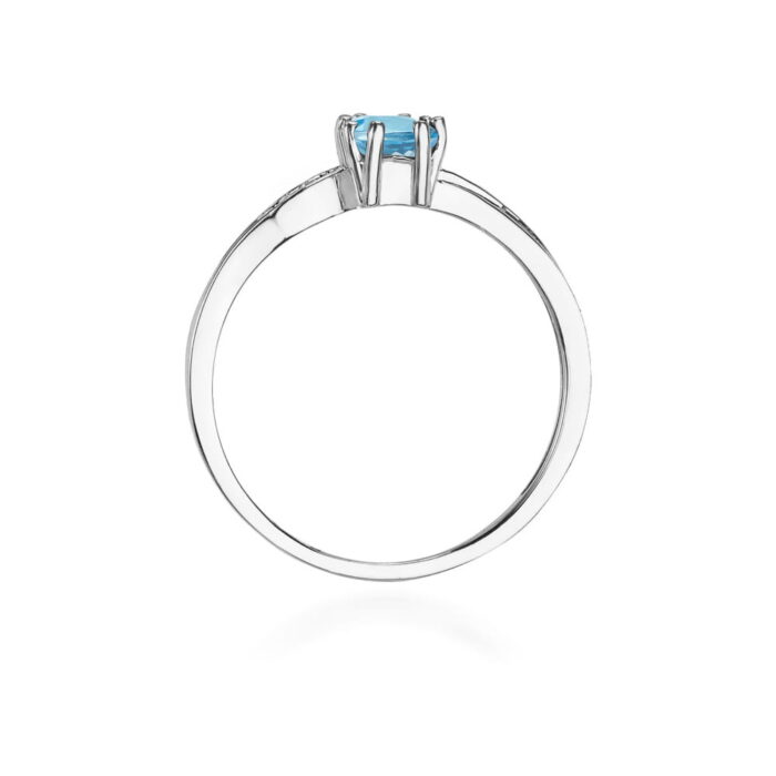 Inel Aur 14k cu Topaz 0.65 ct - Imagine 11
