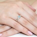 Inel Aur 14k cu Topaz 0.65 ct - Imagine 12
