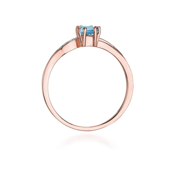 Inel Aur 14k cu Topaz 0.65 ct - Imagine 7