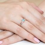 Inel Aur 14k cu Topaz 0.65 ct - Imagine 8
