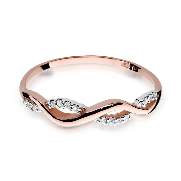 Inel Aur 14k cu Diamant 0.07 ct - Imagine 9