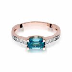 Inel Aur 14K cu Topaz 0.65 ct - Imagine 9