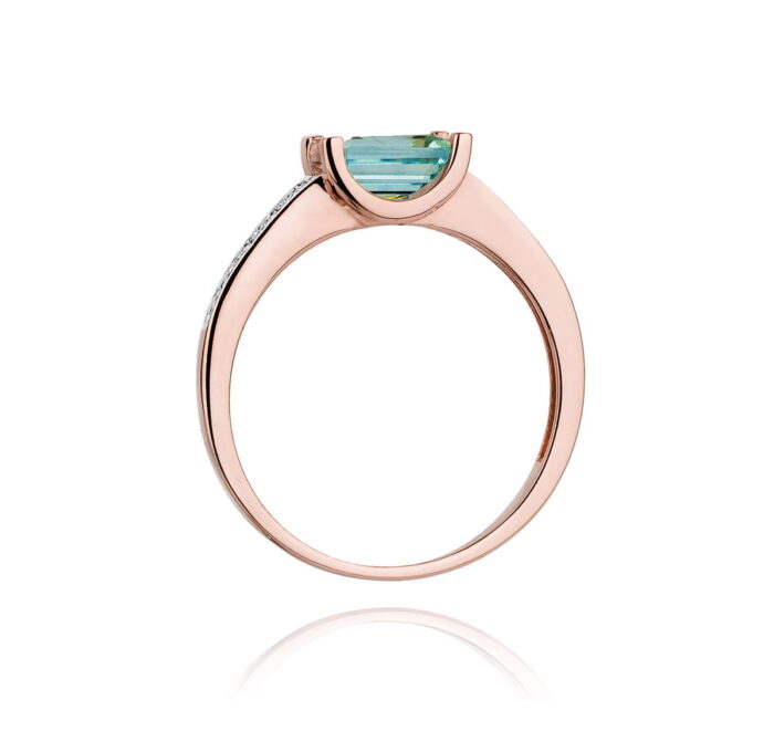 Inel Aur 14K cu Topaz 0.65 ct - Imagine 10