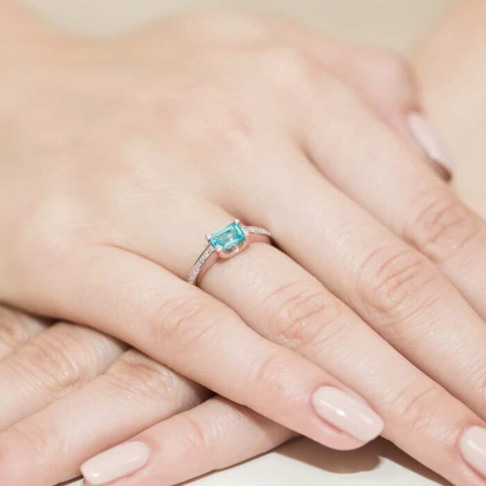 Inel Aur 14K cu Topaz 0.65 ct - Imagine 11