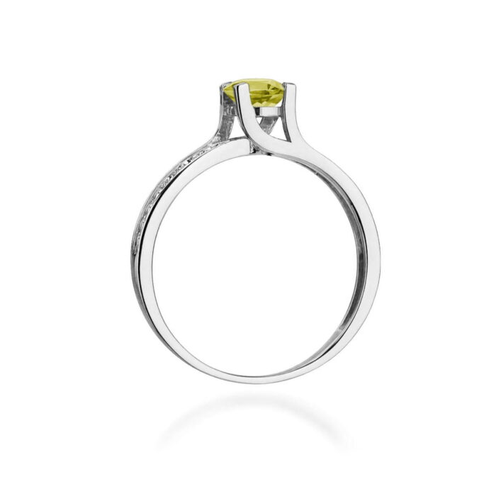 Inel Aur 14K W106 Peridot 0.60ct - Imagine 11