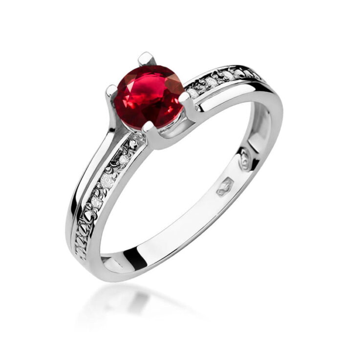 Inel Aur 14K W106 Rubin 0.60ct - Imagine 9