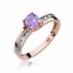 Inel Aur 14k cu Ametist 0.50 ct - Imagine 8