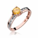 Inel Aur 14K cu Citrin 0.50 ct - Imagine 8