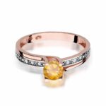 Inel Aur 14K cu Citrin 0.50 ct - Imagine 9